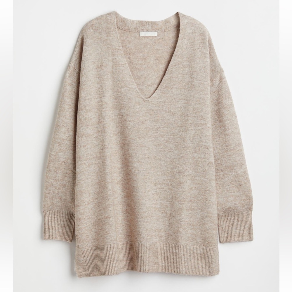 Oversized V-Neck Sweater